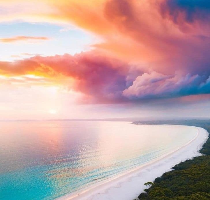 Фото про те, що природа явно була в ударі, змішуючи фарби