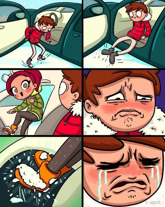 Впізнайте себе в 13 коміксах про проблеми, з якими стикався кожен водій