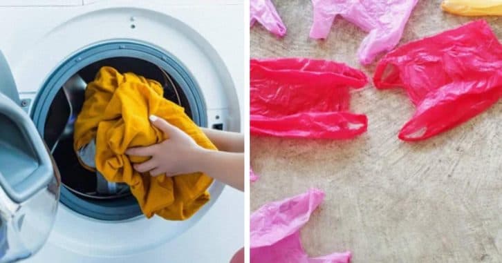 Тільки мудрі господині знають, навіщо класти пакет у пральну машинку