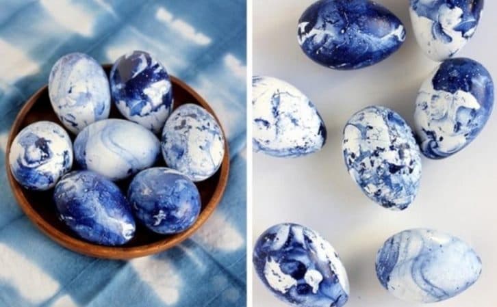 Як зробити мармурові яйця на Великдень? 3 простих ідеї