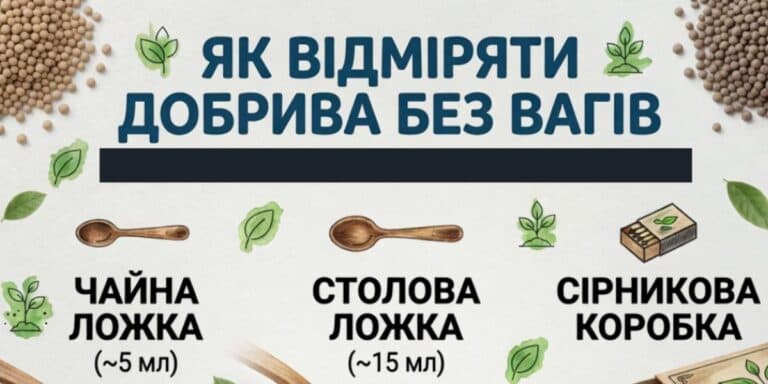 Як я навчилась відміряти добрива без вагів — і чому це змінило мій город